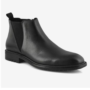 Mens Softmoc Black Chealsea Broadway Shoe